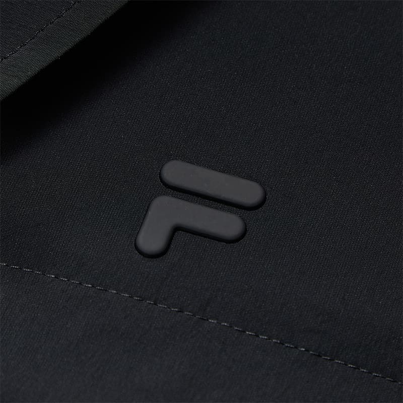 Платье FILA FUSION URBAN TECH Короткий Sleeved Платье Женские Глубокий черный - изображение 4