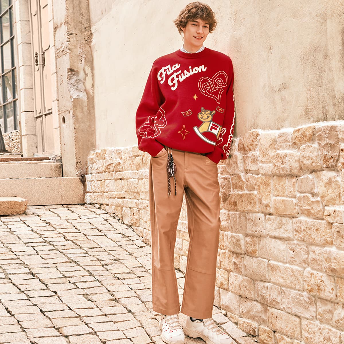 FILA FUSION FOB Трикотаж Унисекс Гранат Красный - изображение 6