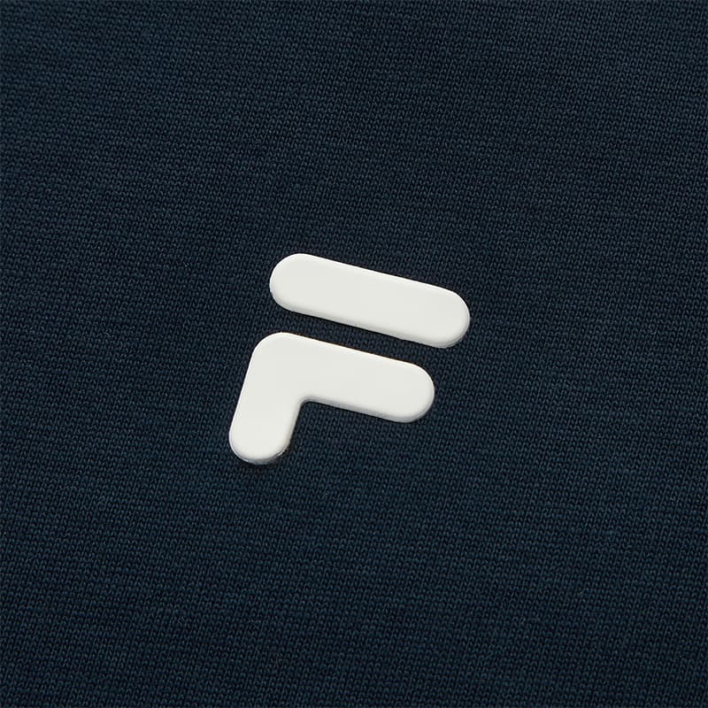 Футболка FILA FUSION FOB Короткий рукав T-рубашка Женская Драгоценный камень Темно-синий - изображение 4