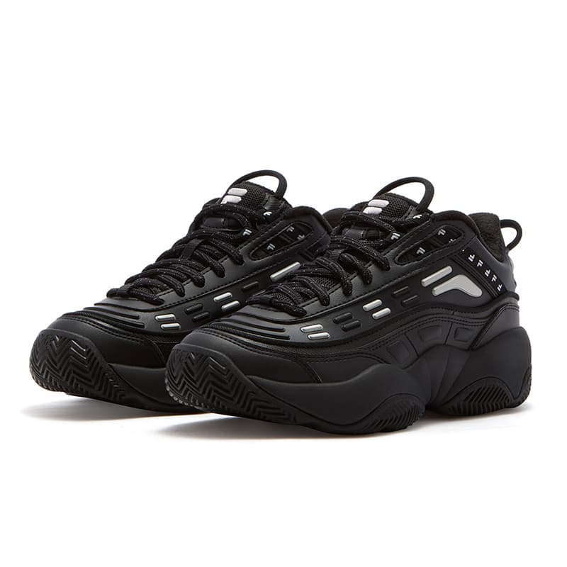 Кроссовки для баскетбола FILA FUSION FIRE Flame Shoes С флисовой подкладкой Модный спортивный текстиль Синтетическая кожа MID Топ - изображение 6