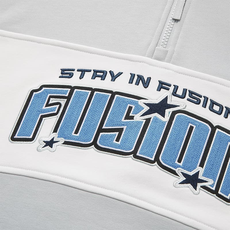 Худи FILA FUSION Толстовка Мужской Туманный Серый - изображение 5