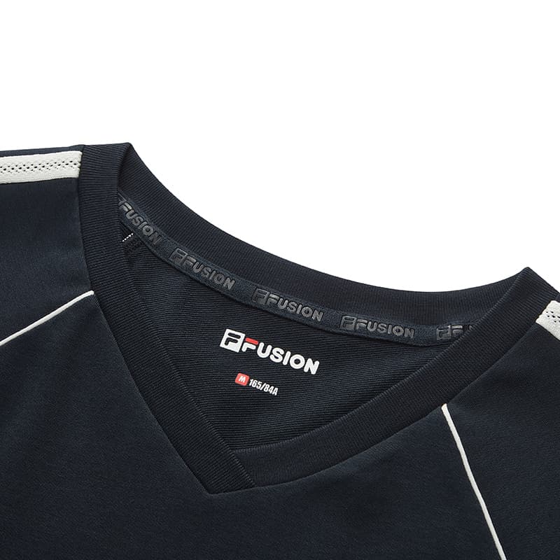 Футболка FILA FUSION Life T-Shirt Женская Темно-Синяя - изображение 3