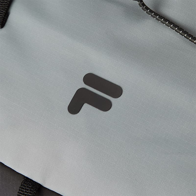 Рюкзак FILA FUSION Повседневный Ткань Рюкзак Унисекс Тусклый Темно-Серый Агатовый Черный Элегантный Серый - изображение 4