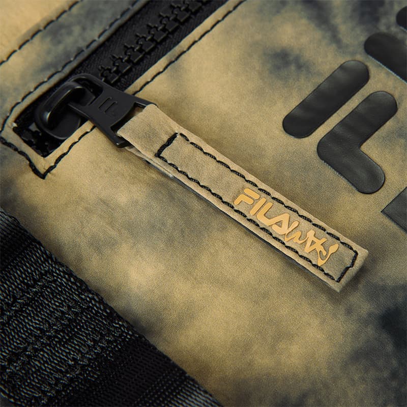 Мини-сумка FILA FUSION Ткань Сумка-тоут Унисекс Светлый Кофейный и Черный - изображение 5