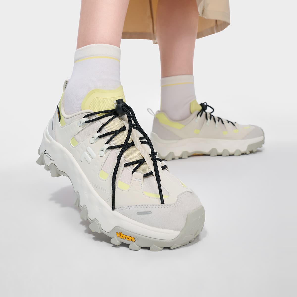 Кроссовки FILA FUSION COMO Z Текстиль Спилок коровьей кожи Амортизация Устойчивость к истиранию Дышащий Поддержка Уличная обувь - изображение 8
