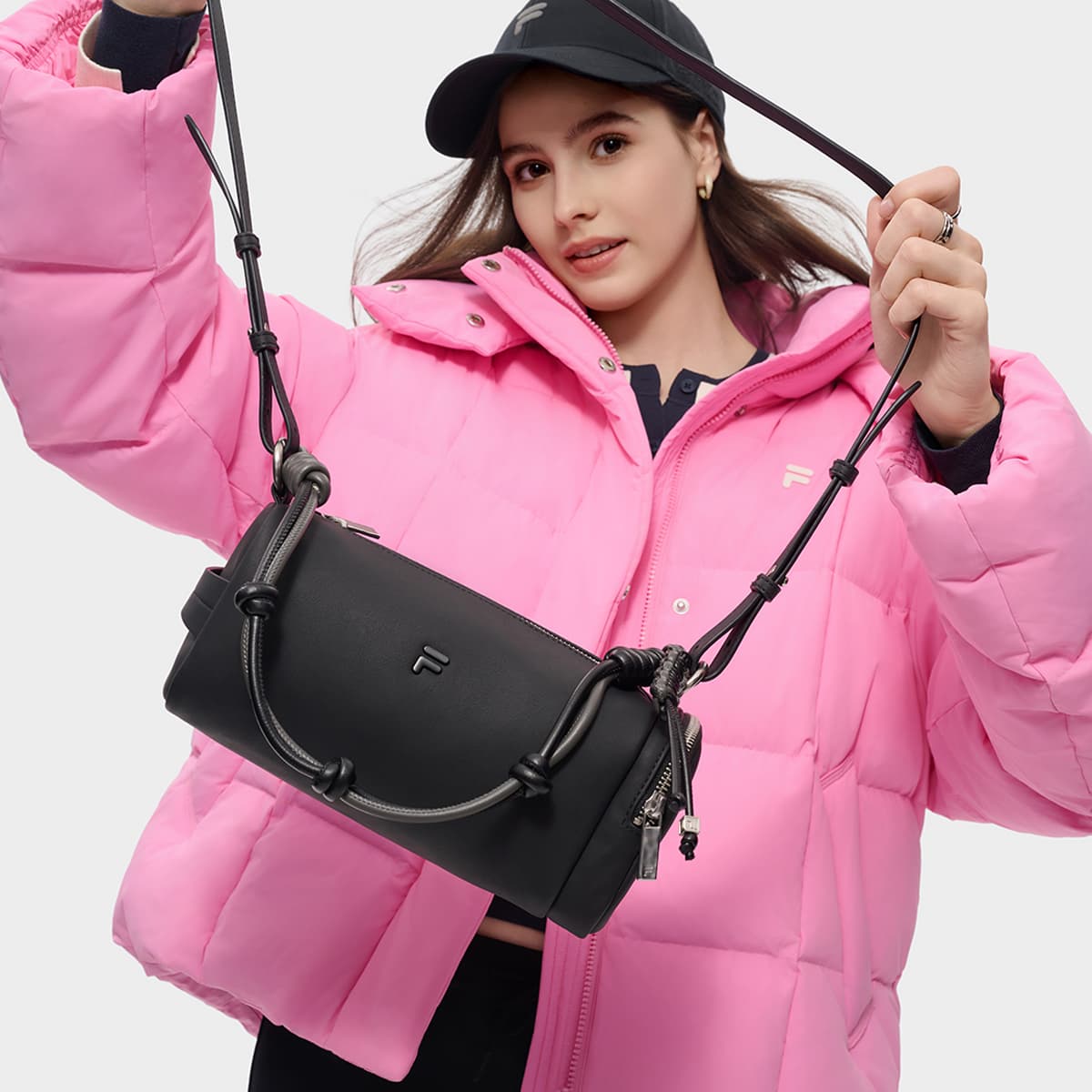 Сумка FILA FUSION Рабочий стиль Сумки Глубокий Черный (Шарм Включен) Женские - изображение 4