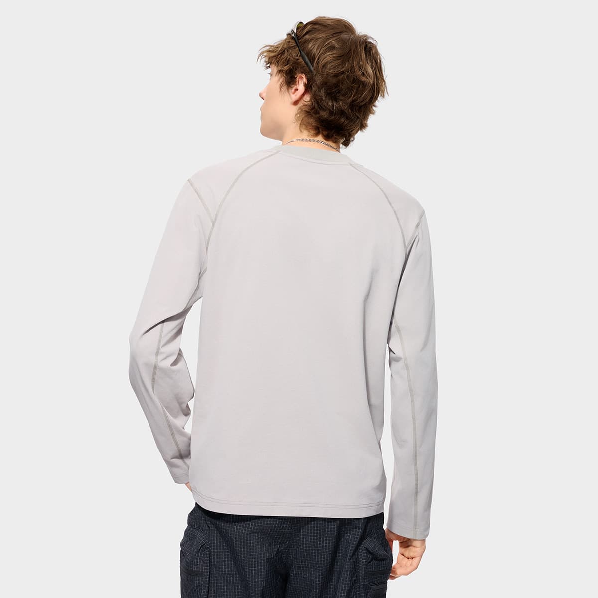 Футболка FILA FUSION URBAN TECH Футболка Мужской Серый карандаш - изображение 5