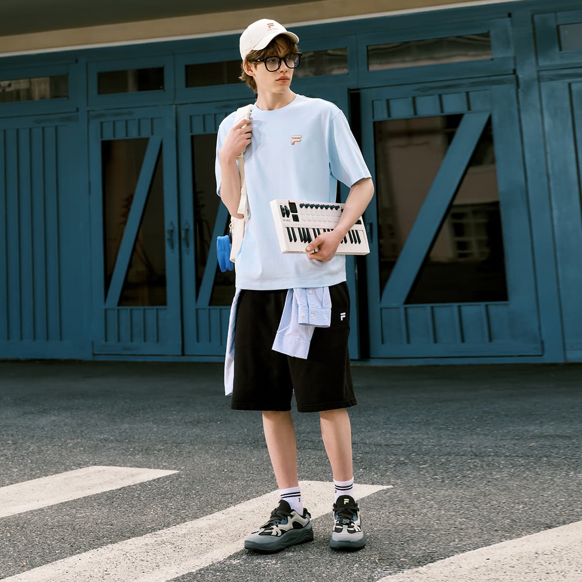 Кроссовки FILA FUSION TARANTO Melody Shoes Низкие Кроссовки для Скейтбординга Мужские Пират Черный Натуральный Серый - изображение 8