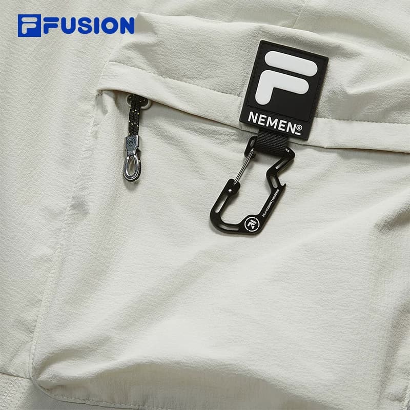 Штаны FILA FUSION Nemen Повседневные брюки Women's White Береза Серый - изображение 3