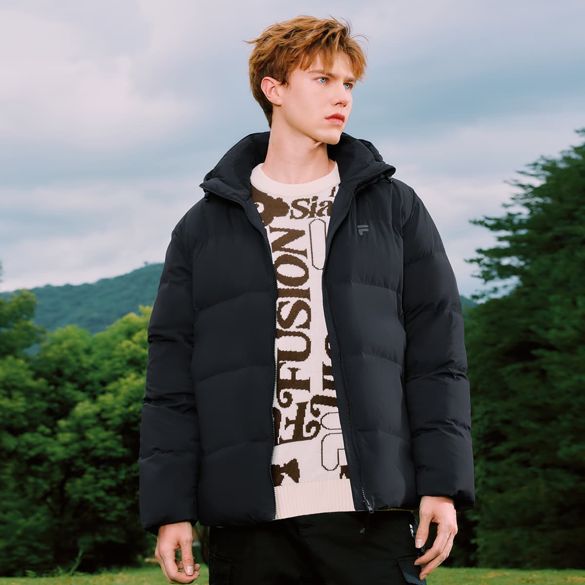 Зимняя куртка FILA FUSION FUSIONEER Мужской пуховик - изображение 4