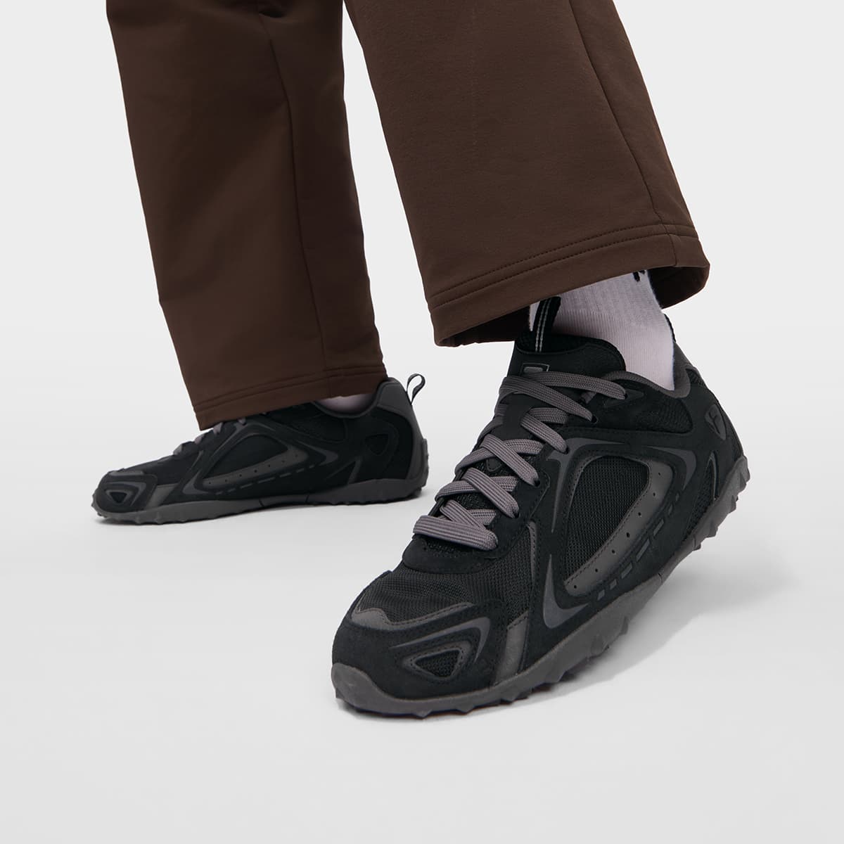 Кроссовки FILA FUSION BIANCO SLIM Лоу-топы Повседневная обувь Мужская Черный Космический Серебряный - изображение 7