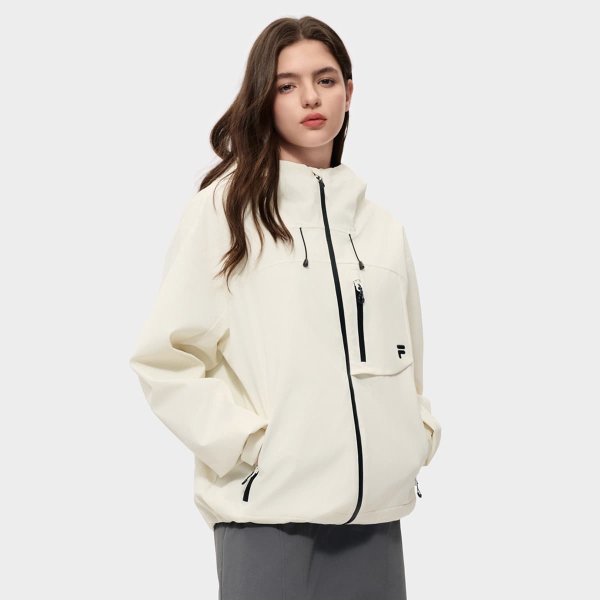Куртка FILA FUSION FOB Куртка Унисекс Облачный Белый - изображение 4