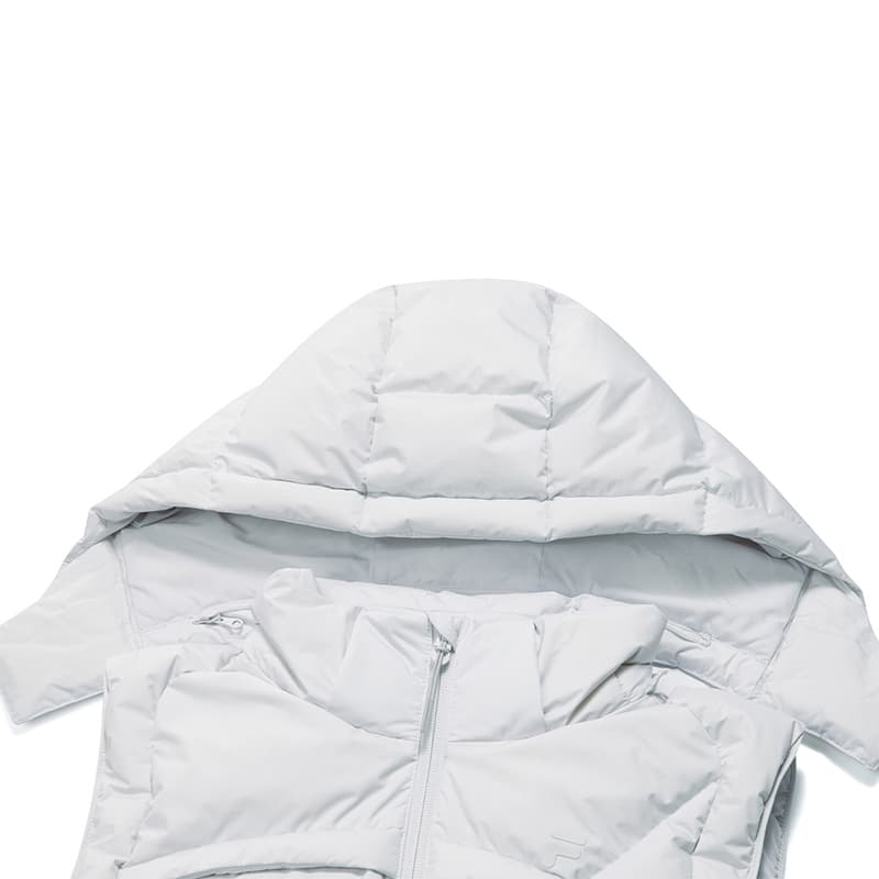FILA FUSION Slate Gray GY Женские Down Vests - изображение 6