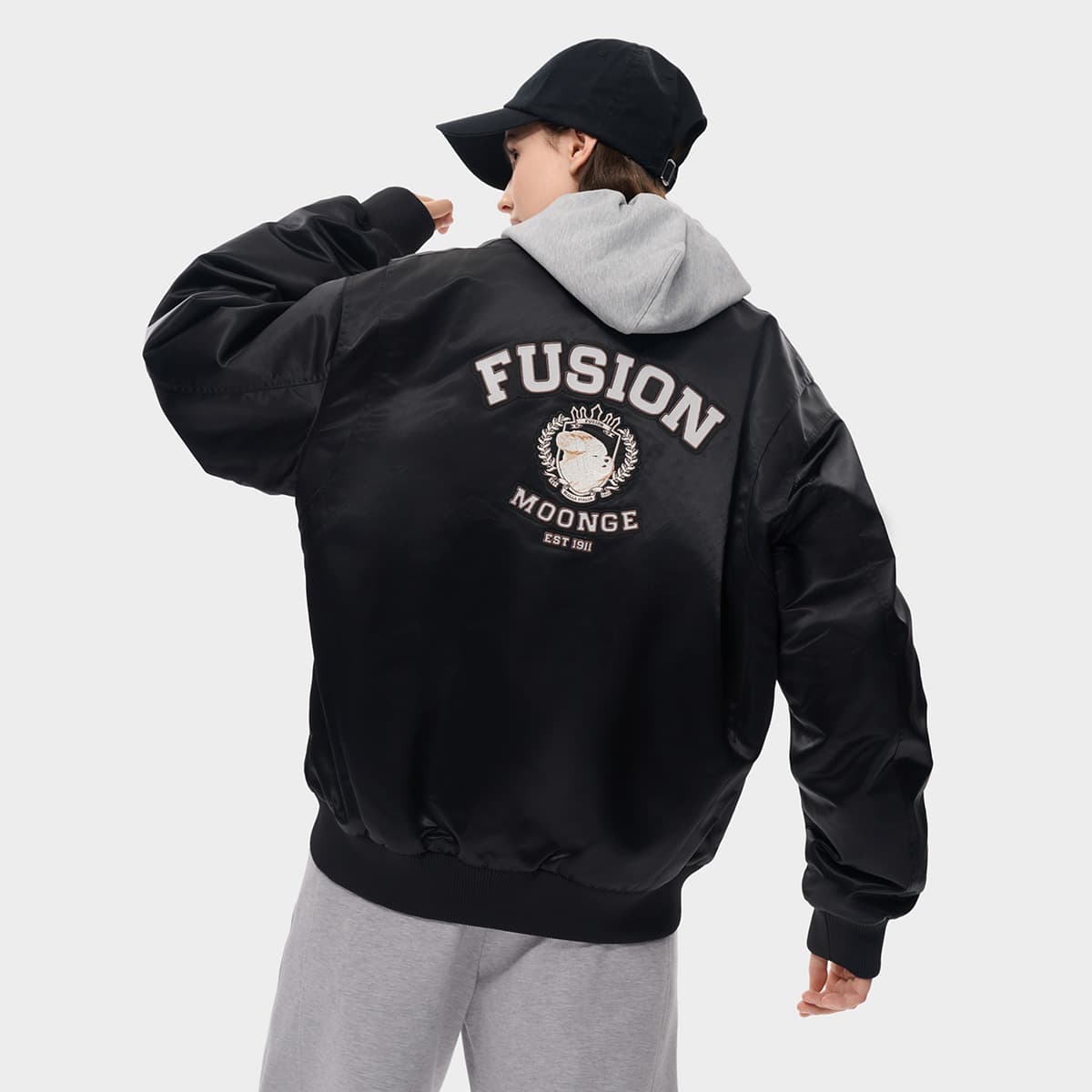 Зимняя куртка пуховик FILA FUSION FOB Глубокий черный Унисекс Куртки на синтепоне - изображение 6