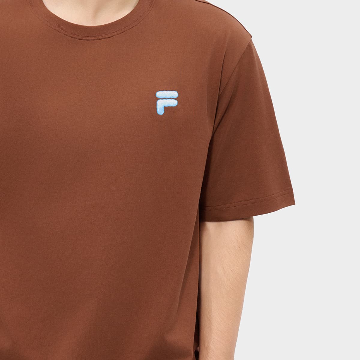 Футболка FILA FUSION FOB T Рубашка Унисекс Енот Коричневый - изображение 7