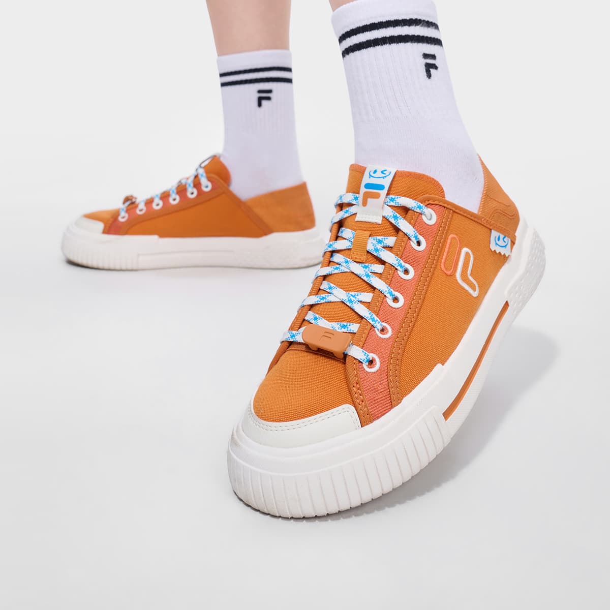 Кроссовки FILA FUSION Wallride Текстиль Синтетическая кожа Низкие кеды для скейтбординга Женские - изображение 7
