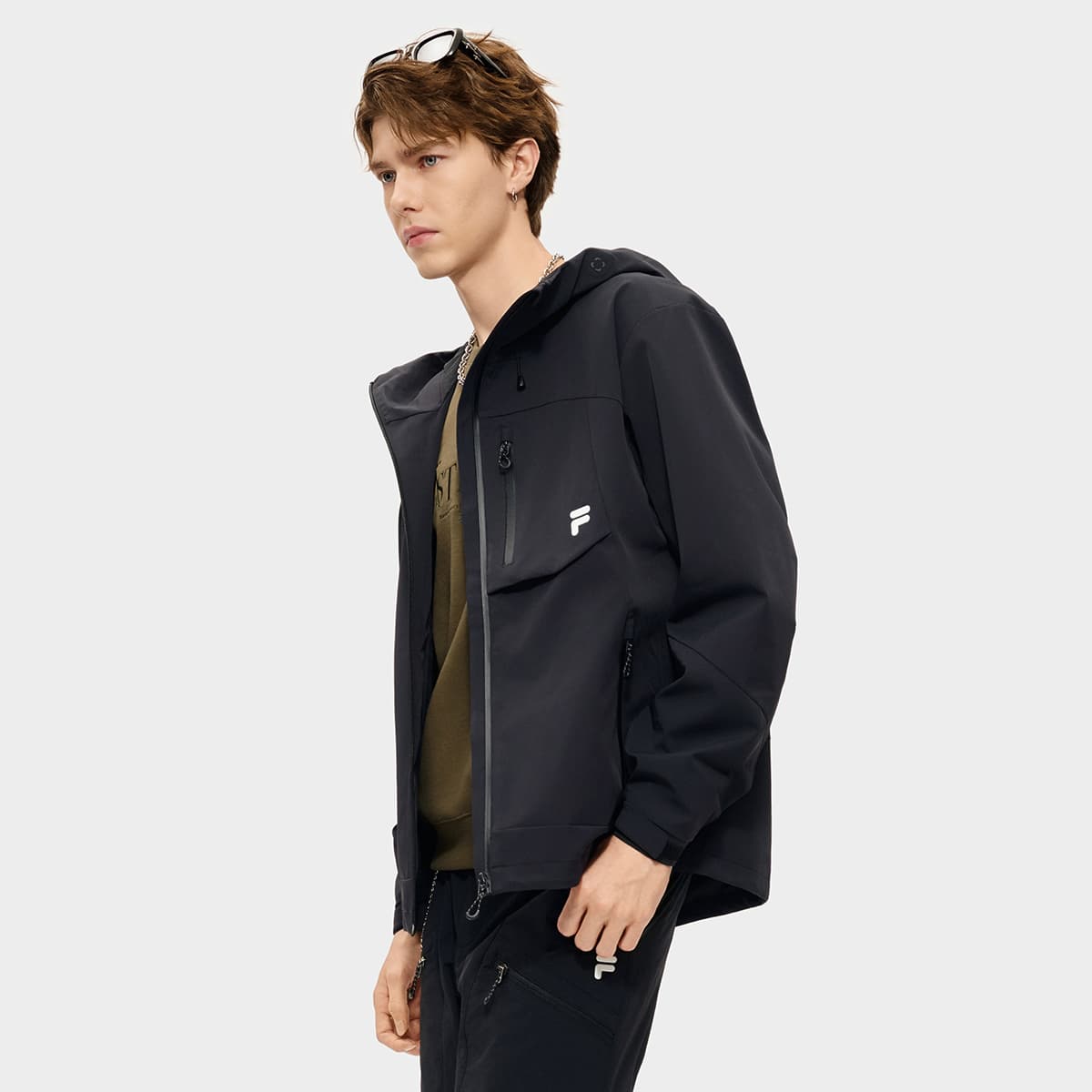 Куртка FILA FUSION FOB Куртка Унисекс Черная - изображение 5