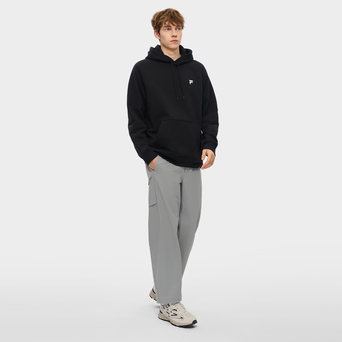 Кофта FILA FUSION FOBFILA X MOONGE Свитшот Мужской Глубокий черный - изображение 7