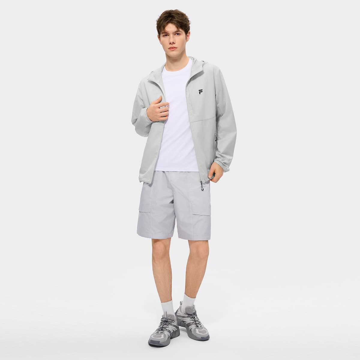 Куртка FILA FUSION FOB Куртка Унисекс MISTY Серый - изображение 6