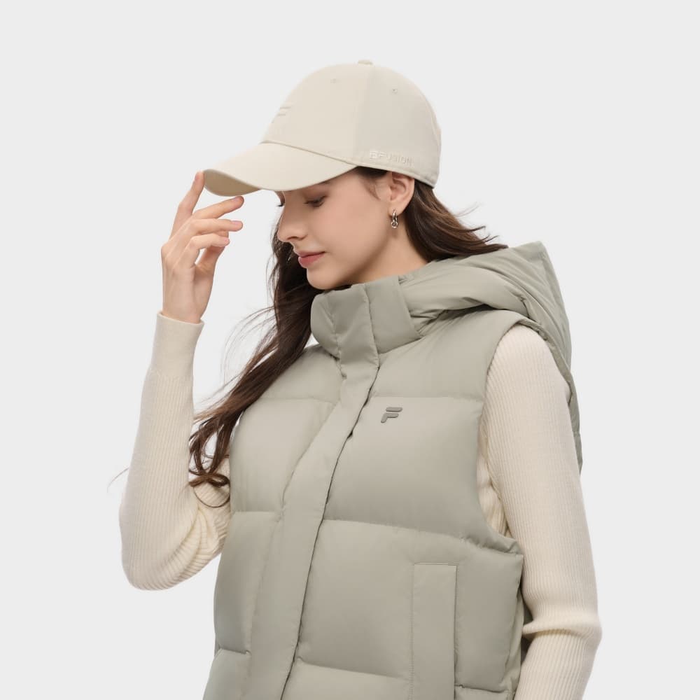 FILA FUSION FOB Пуховый жилет Женские Флисовая подкладка Серый - изображение 5