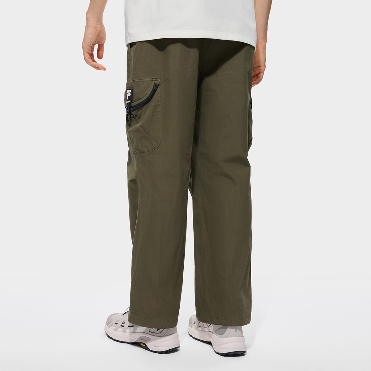 Штаны FILA FUSION FILA X MOONGE Битум Мужской Повседневные брюки - изображение 5