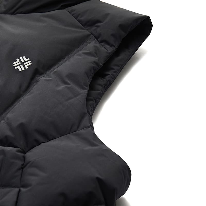 Куртка FILA FUSION Пуховый жилет Мужской Глубокий черный BK - изображение 5