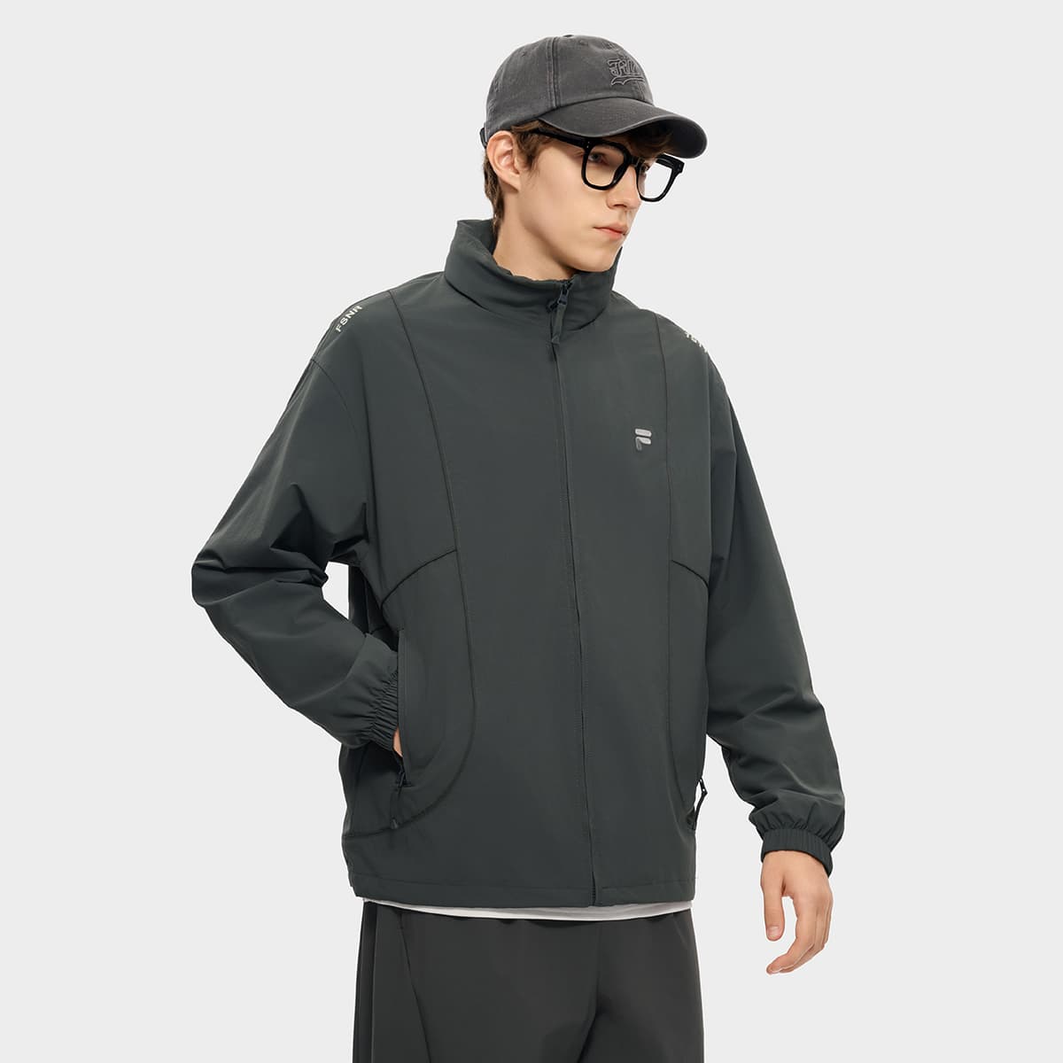 Куртка FILA FUSION FUSIONEER Куртка Мужской REEF Речно-каменный серый - изображение 4