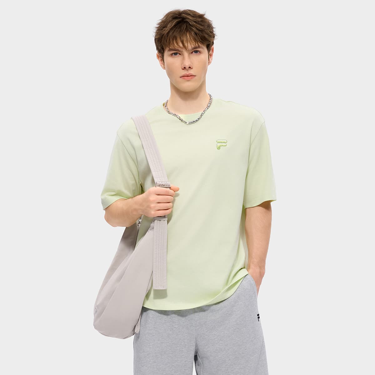 Сумка через плечо FILA FUSION FUSIONEER Ткань Сумка через плечо Унисекс Вулканический камень Серый - изображение 6