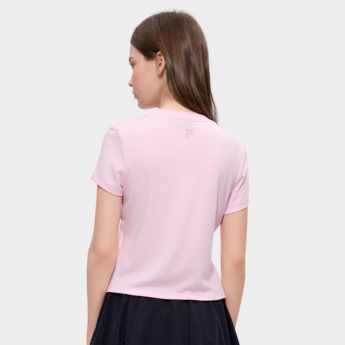 Футболка FILA FUSION Life T-Shirt Женская Прозрачный Розовый Фиолетовый - изображение 5