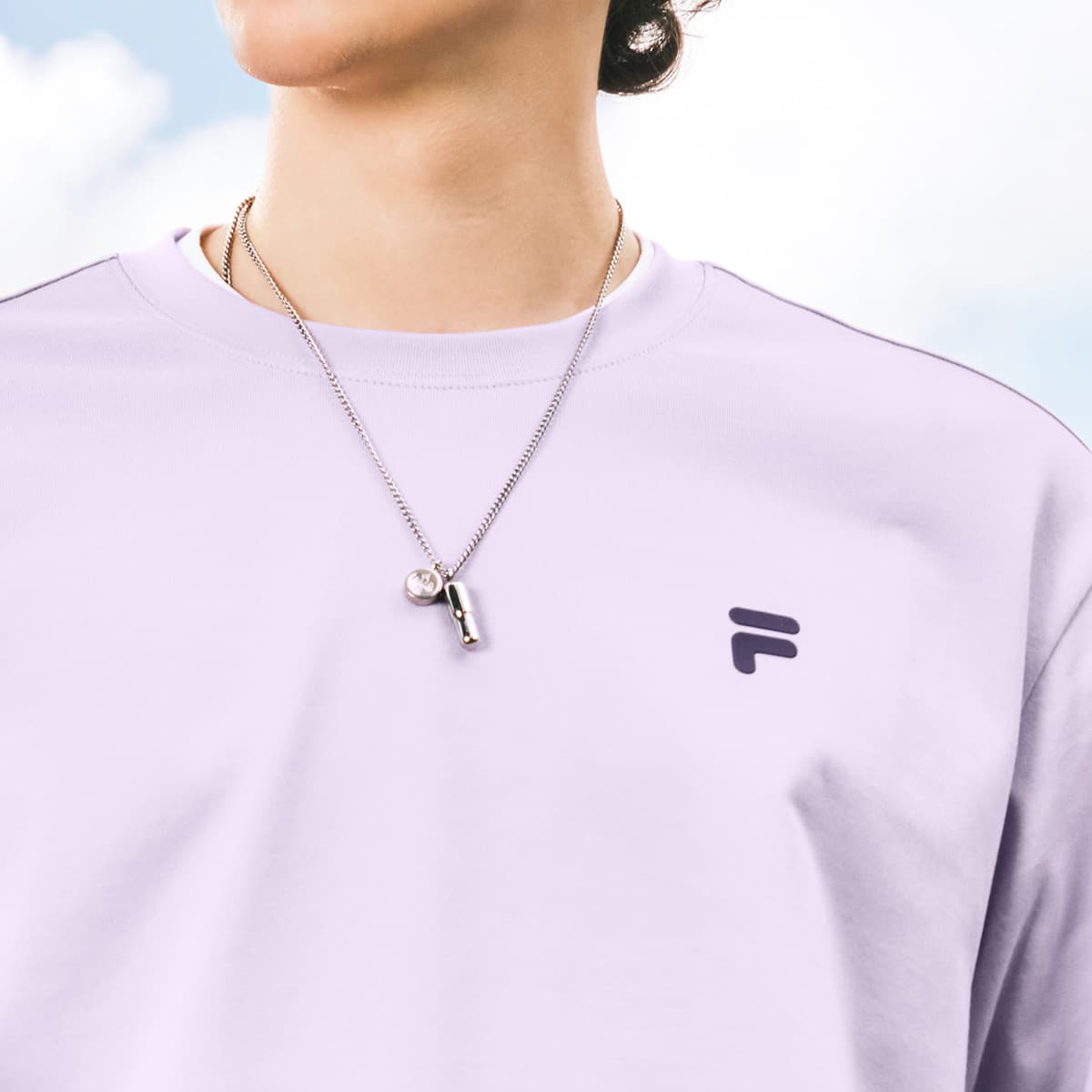 Футболка FILA FUSION FOB T Рубашка Унисекс Dream Light Purple - изображение 6