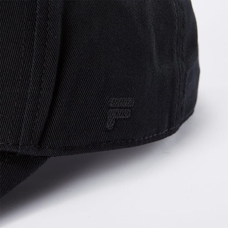 Кепка FILA FUSION Хлопковые Волоконные Кепки Унисекс Черные - изображение 6