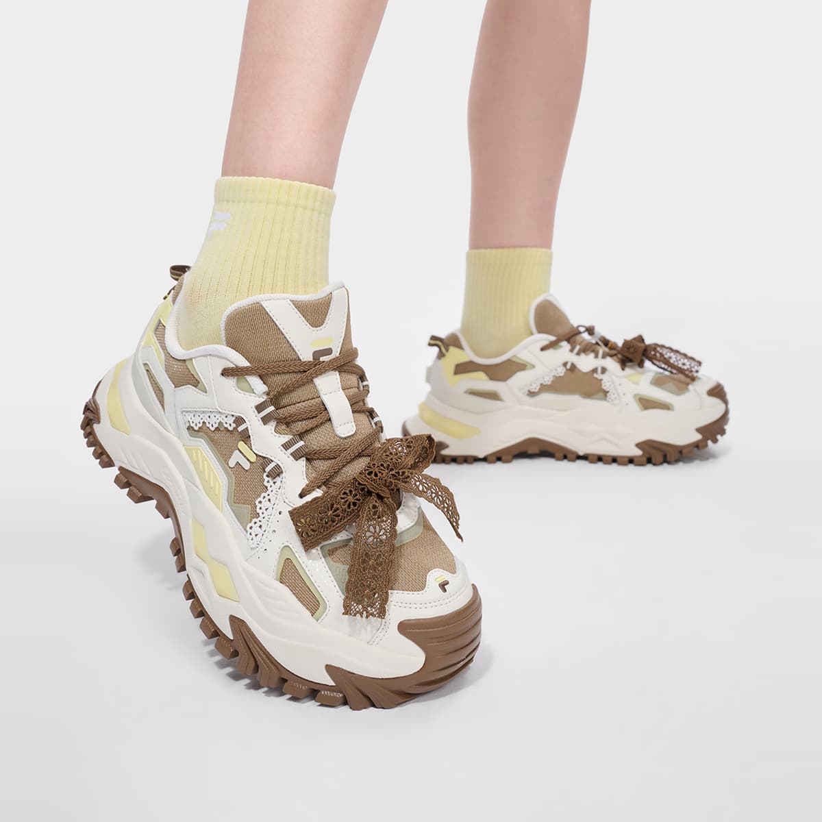 Кроссовки FILA FUSION Bianco Shoes DX массивные кроссовки женские коричневый - изображение 8