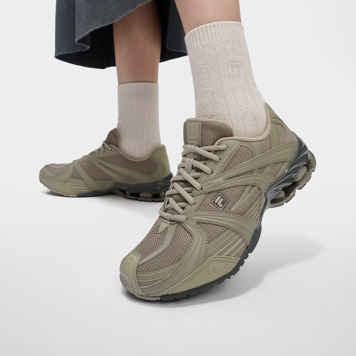 Кроссовки FILA FUSION Plie Повседневная обувь Низкий Топ Женский - изображение 7