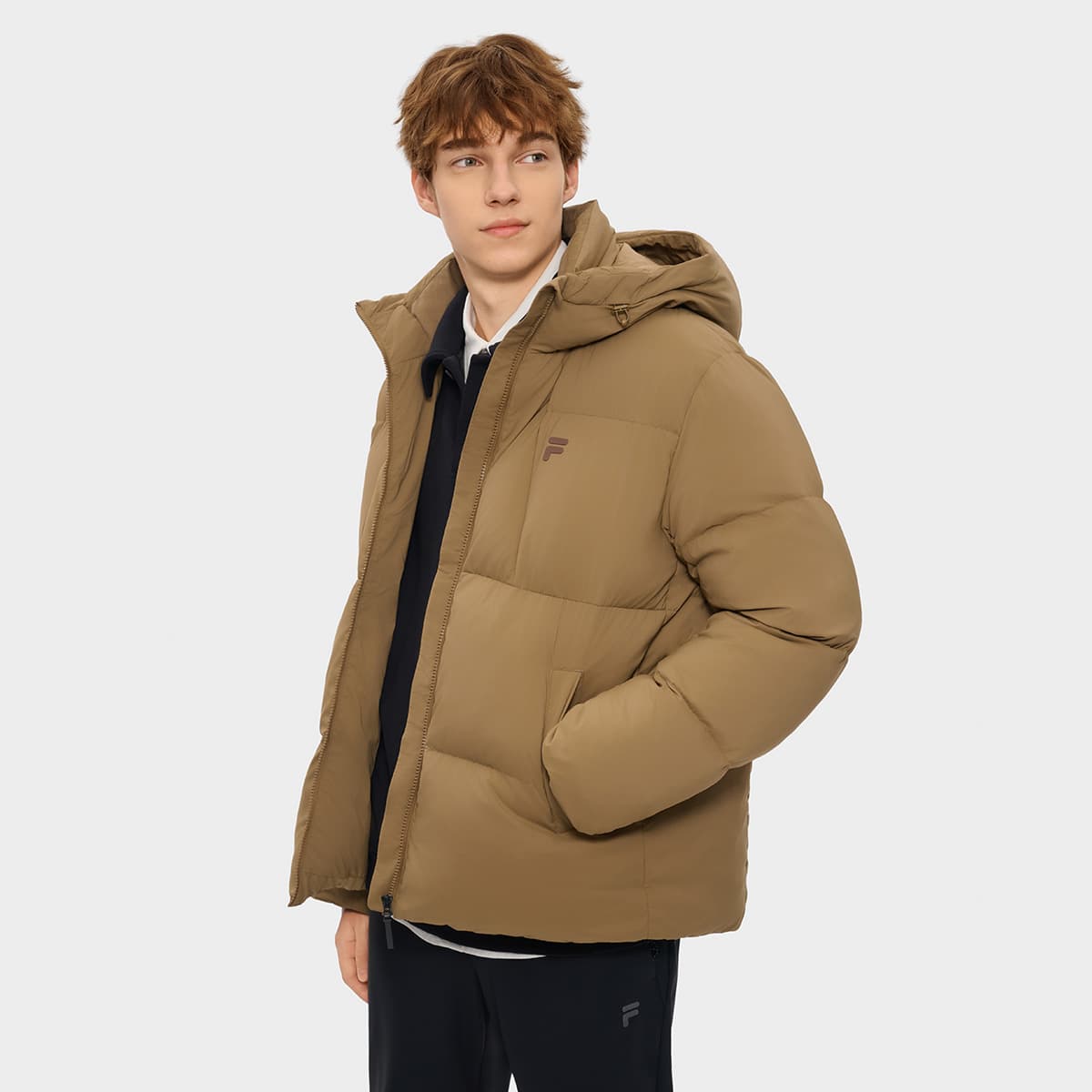 Зимняя куртка FILA FUSION FOB Foie Gras Мужские Пуховики - изображение 6