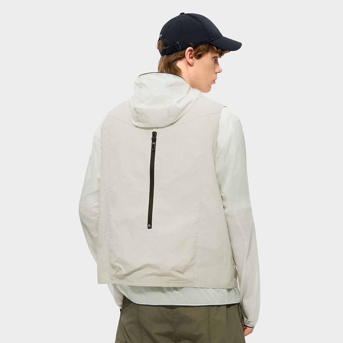 Куртка FILA FUSION NEMEN Куртка Мужская Белая Березовая Серый - изображение 5