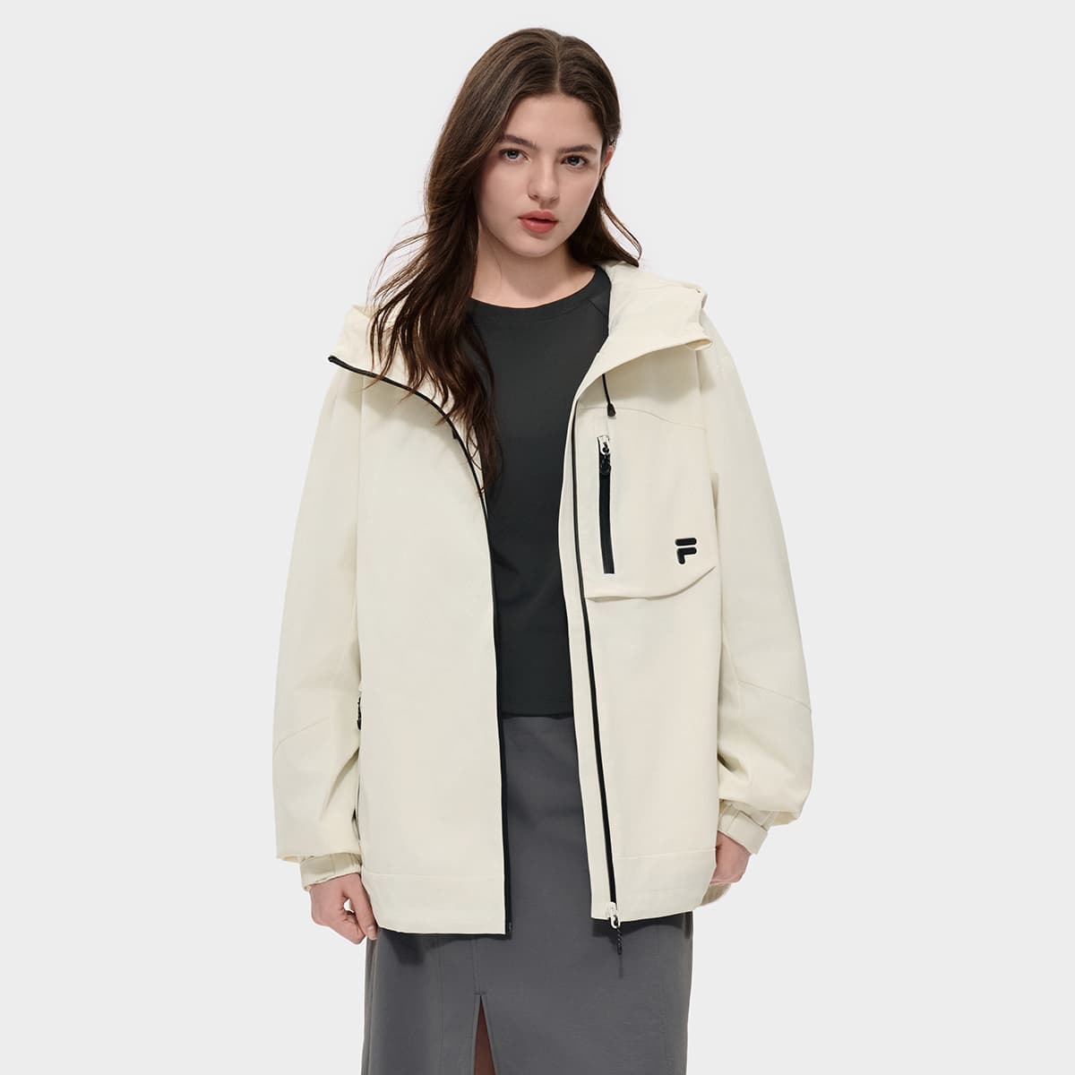 Куртка FILA FUSION FOB Куртка Унисекс Облачный Белый - изображение 3