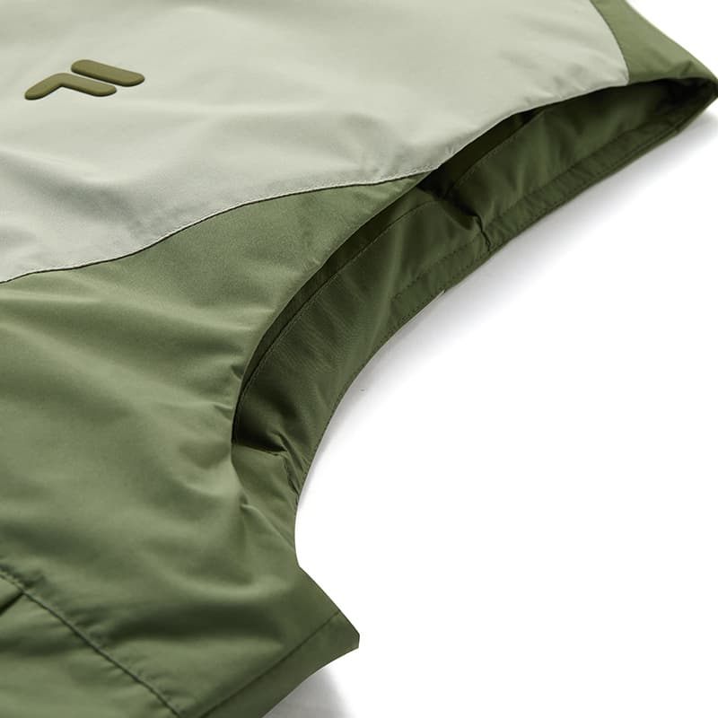 Зимняя куртка FILA FUSION Мужской пуховик цвет военный зеленый - изображение 5