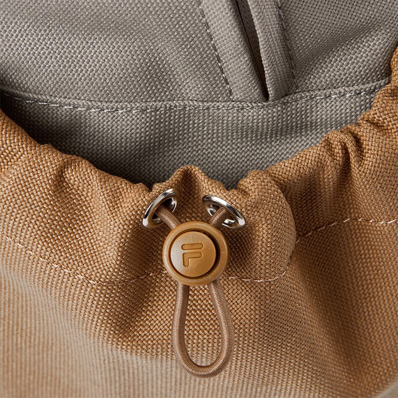 Рюкзак FILA FUSION X MR.DOODLE Коллаборация Ткань Рюкзак Унисекс Серо-коричневый Хаки - изображение 7