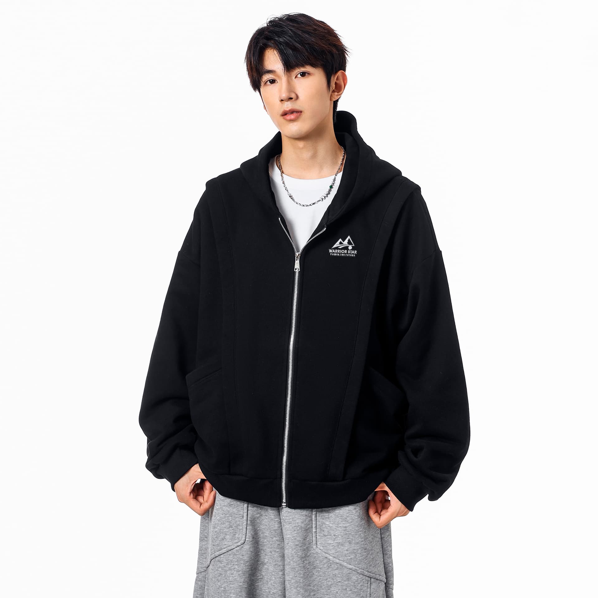 Худи Warrior Mountain Embroidered Hoodie - изображение 3