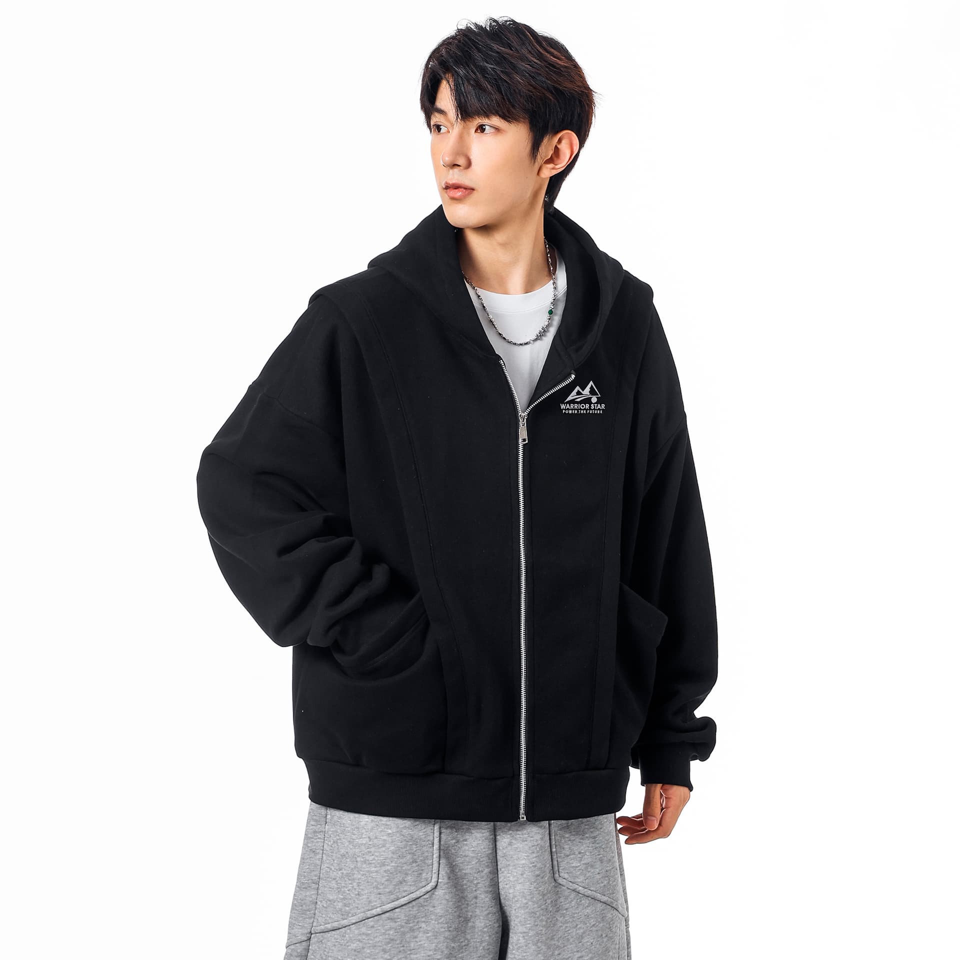 Худи Warrior Mountain Embroidered Hoodie - изображение 5