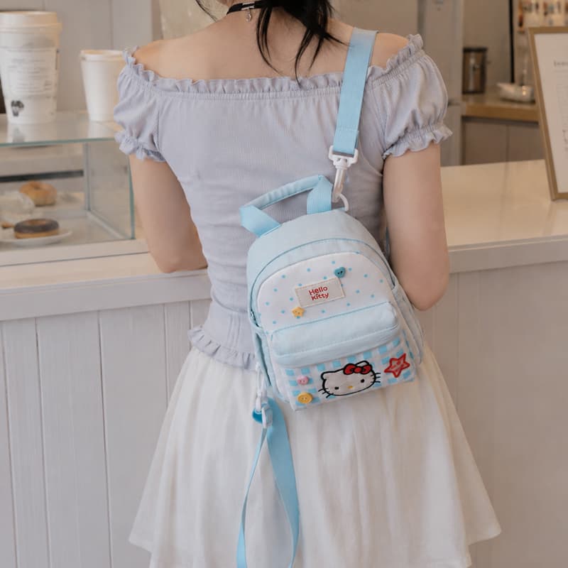 Рюкзак Sanrio Рюкзаки Синий с Белой Надпись Женские - изображение 2