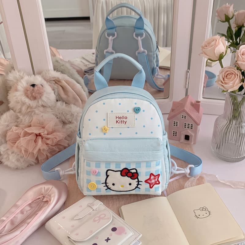 Рюкзак Sanrio Рюкзаки Синий с Белой Надпись Женские - изображение 3