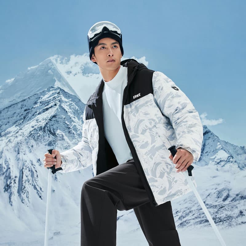 Зимняя куртка Hongxing Erke Battery Panda Series - изображение 5