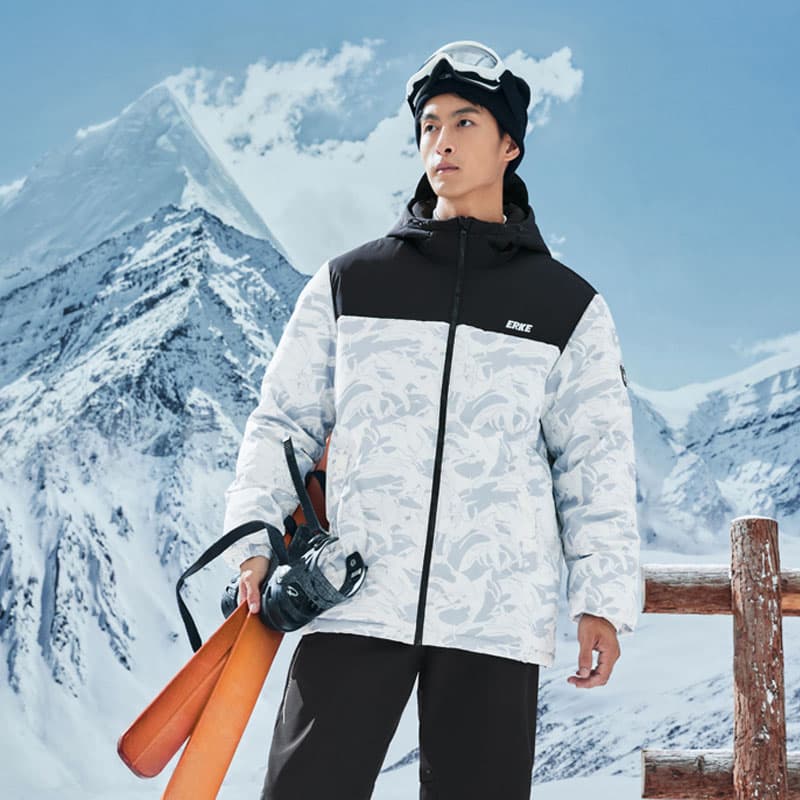 Зимняя куртка Hongxing Erke Battery Panda Series - изображение 4
