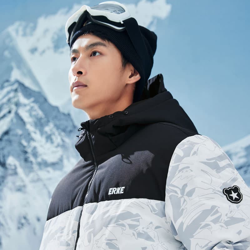 Зимняя куртка Hongxing Erke Battery Panda Series - изображение 6