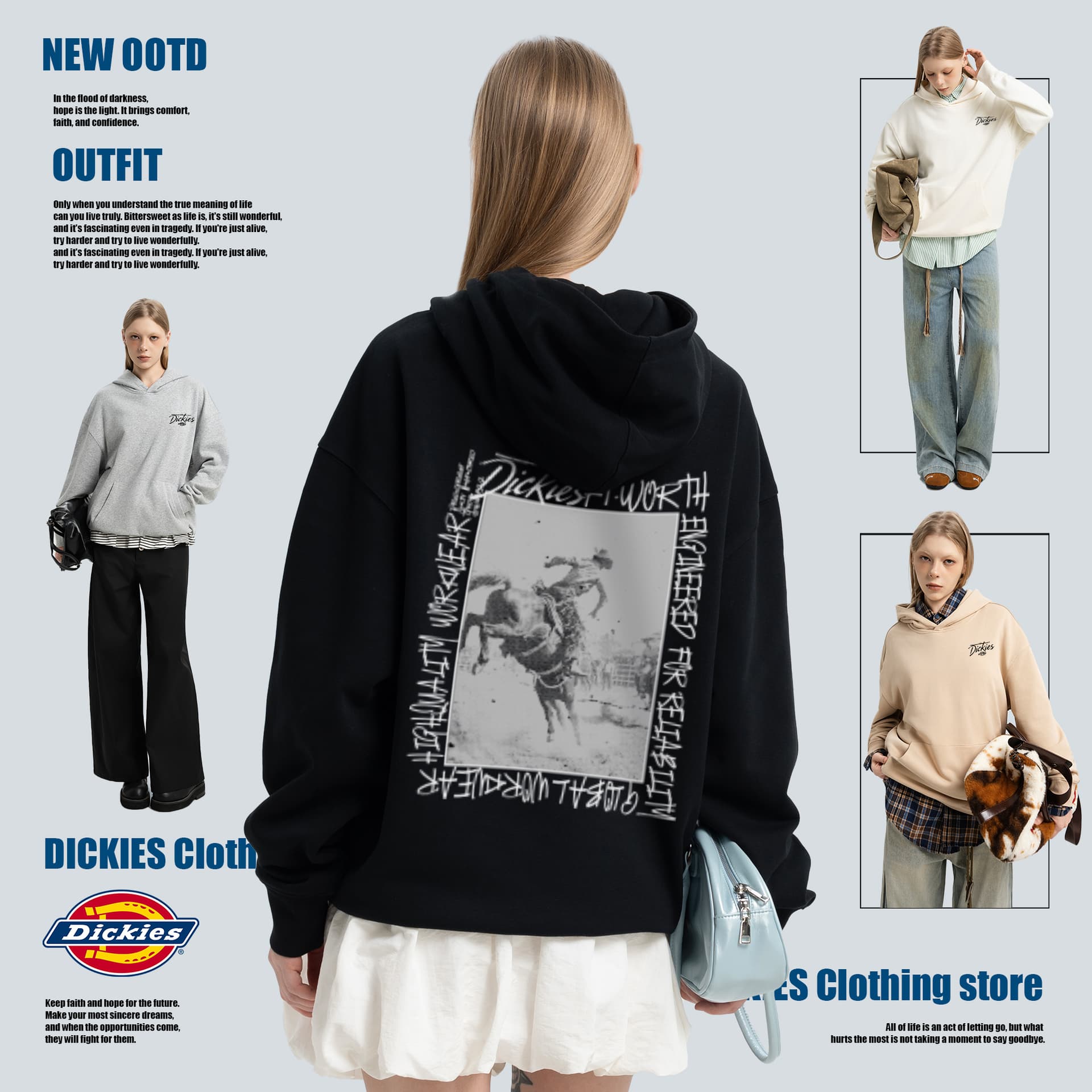 Худи Dickies Унисекс Толстовка - изображение 3