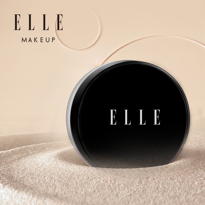 ELLE Пробный набор Light Camlet Прозрачный Порошок для удаления жира и коррекции тона кожи Тестовая упаковка Mini 3,5г - изображение 2