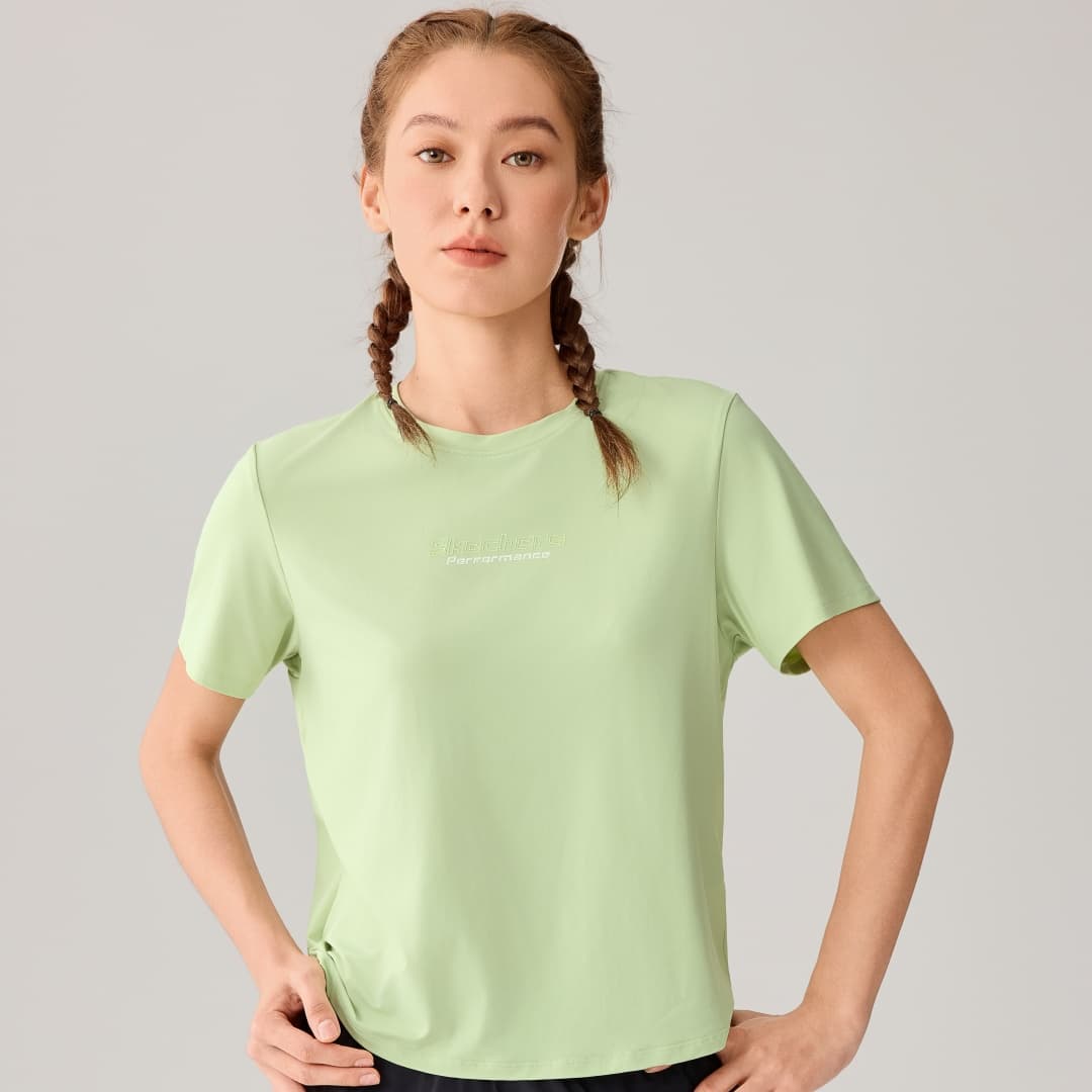 Футболка Skechers SS26 Стандартная (Обычная) T-Рубашка Женская - изображение 6
