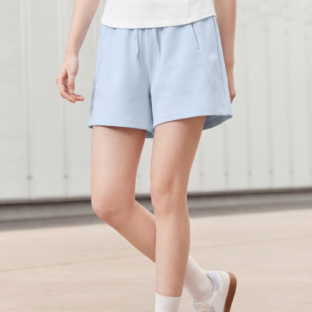 Шорты Skechers Braised Сера Синий 026P Женские Повседневные шорты - изображение 4