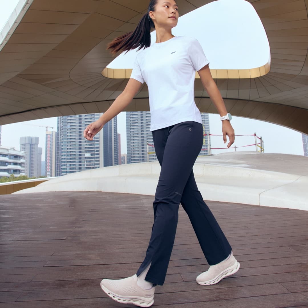 Штаны Skechers Comfortable Sports Collection Повседневные штаны Женские Углерод Черный - изображение 3